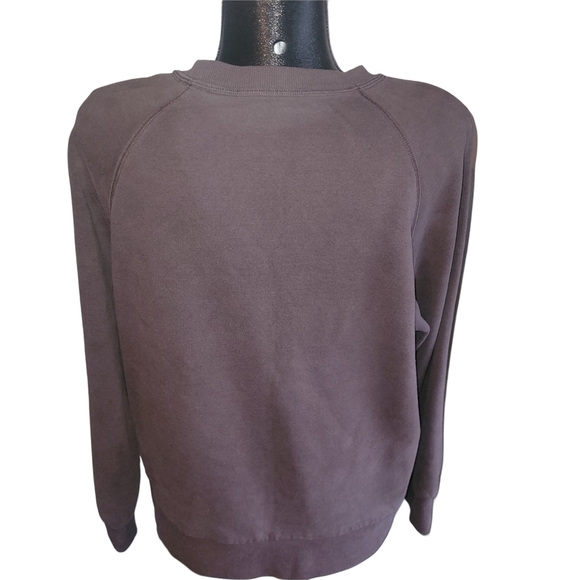 Shambhala Dark Brown Crew Neck Pullover Sweatshirt L - Picture 5 of 6
